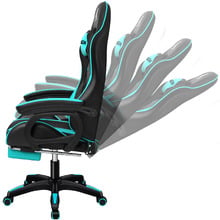 Kostis Gaming Massage Office Chair with Footrest